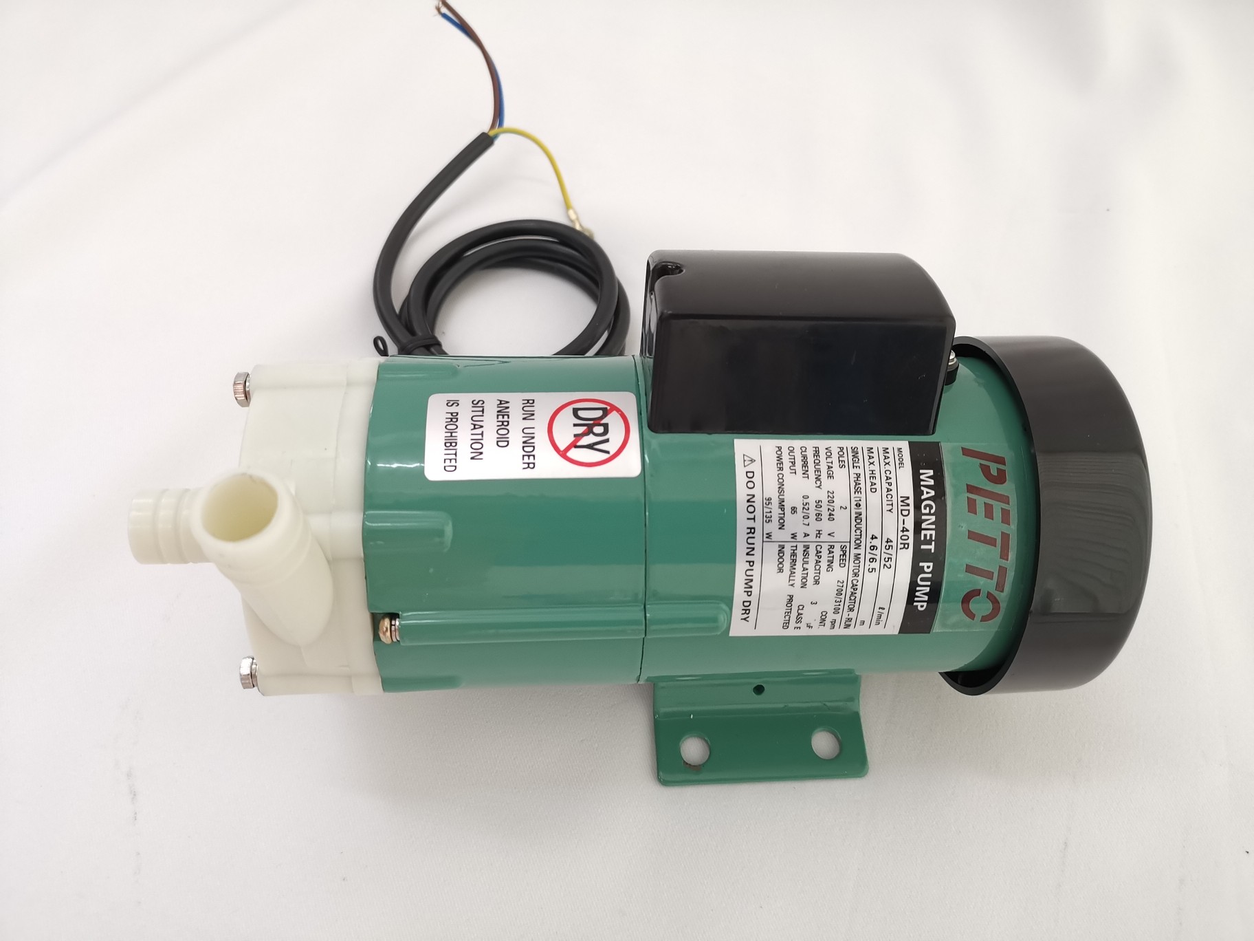 ปั๊มน้ำทะเล ปั๊มเคมี Magnetic Pump MD-55R
