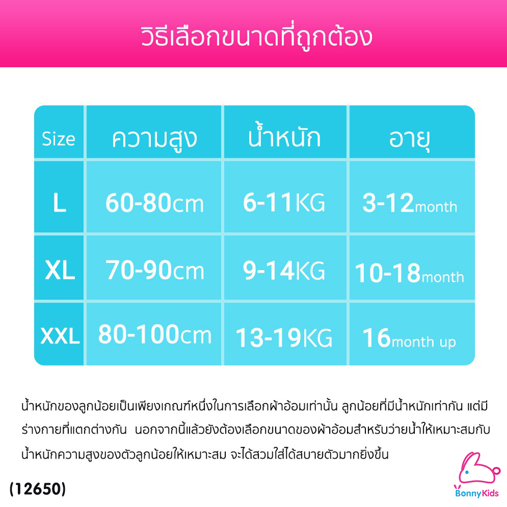DODOLOVE (ดูดูเลิฟ) Baby Diaper Swim Pants กางเกงผ้าอ้อม สำหรับเด็กใส่ว่ายน้ำ (แพ็ค 1 ชิ้น)