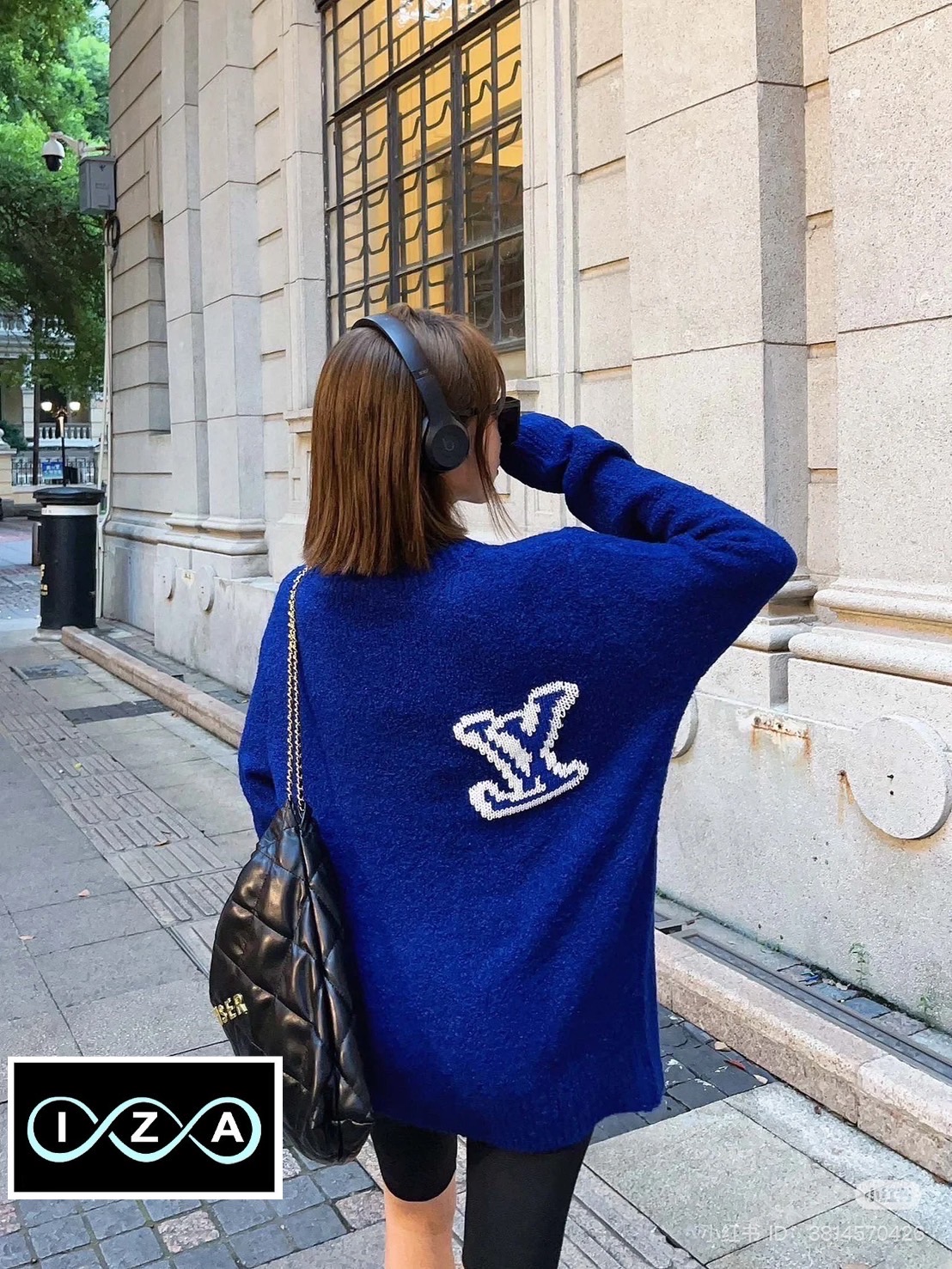 เสื้อสเวตเตอร์ผ้าวูล สวย ทอลายlogo ในตัว ผ้าสวยมาก งานไฮเอ็น ชนช็อป ใส่สบาย : สินค้าคุณภาพ (พร้อมส่ง)