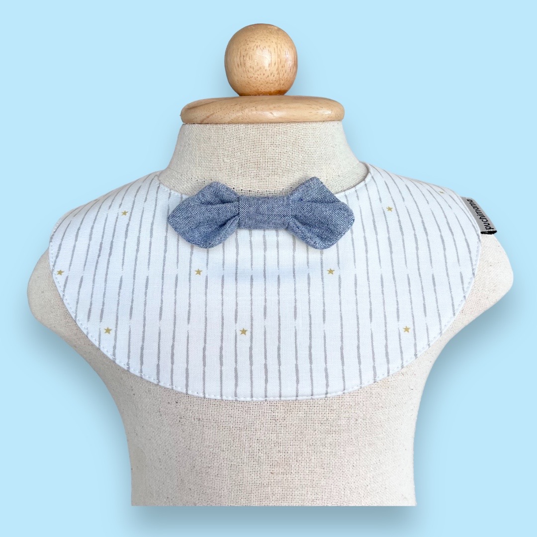 Puchimama "Maru Maru (Bow Tie)" Bib