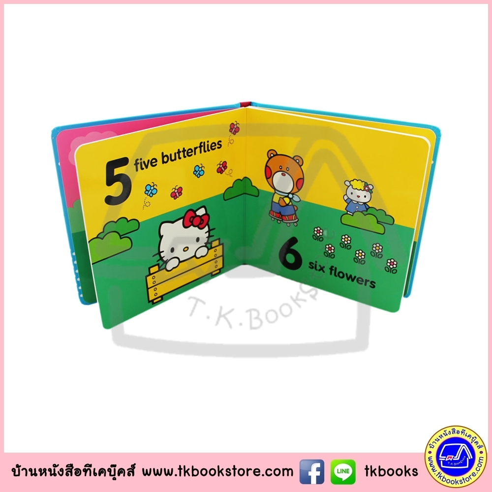 Ladybird Board Book : Hello Kitty 1 2 3 บอร์ดบุ๊คเลดี้เบิร์ด เฮลโล คิตตี้ 1 2 3