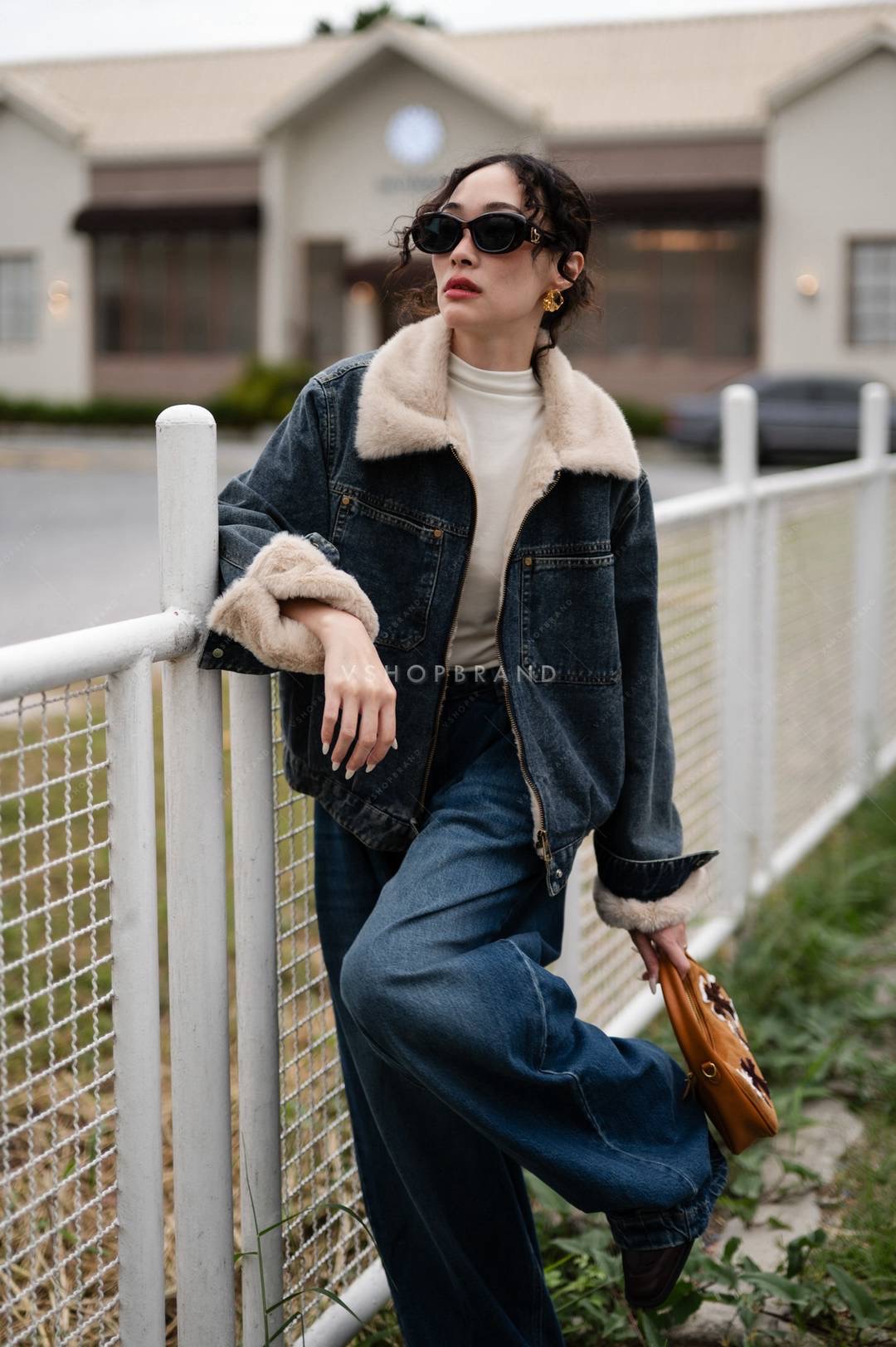 แจ็คเก็ตยีนส์ขนเฟอร์ด้านใน ใส่สบาย : สินค้าคุณภาพ (พร้อมส่ง)