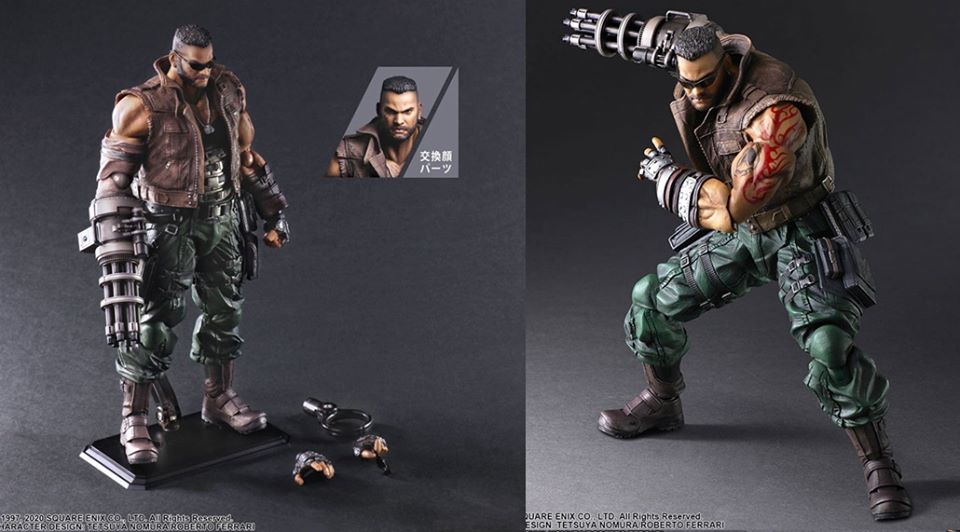 พร้อมส่ง Final Fantasy VII Remake PLAY ARTS Kai Barret Wallace Version 2
