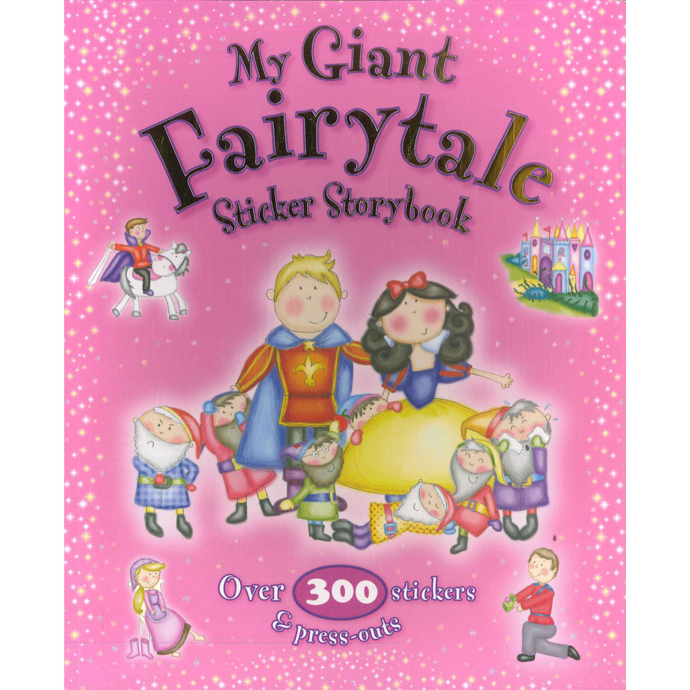 My Giant Fairytale Sticker Storybook หนังสือกิจกรรม เกม พร้อมสติกเกอร์ สำหรับเด็กหญิง