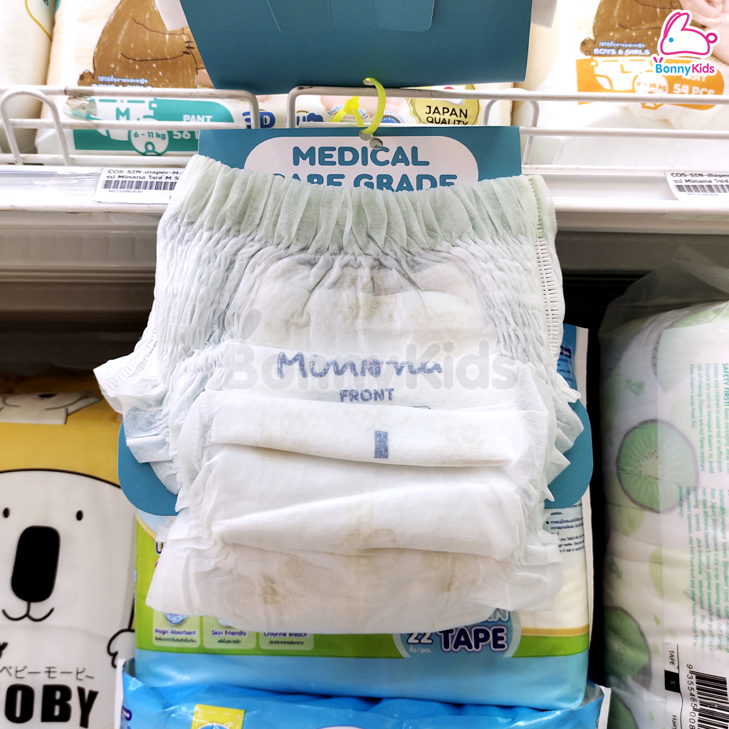 MINANA BABY DIAPERS ผ้าอ้อมสำเร็จรูป ผ้าอ้อมเกรดทางการแพทย์