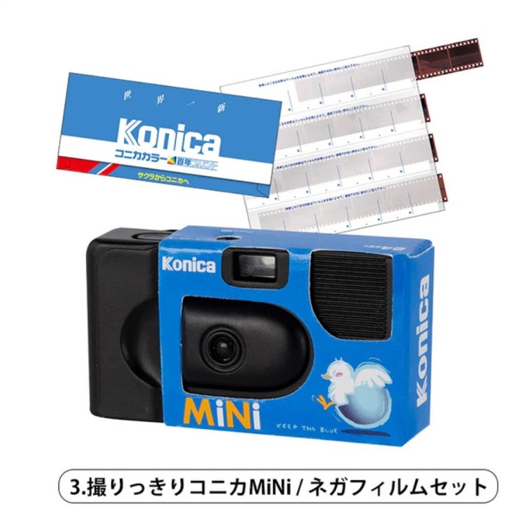 กาชาปองโมเดลกล้อง Konica Minolta Miniature Collection