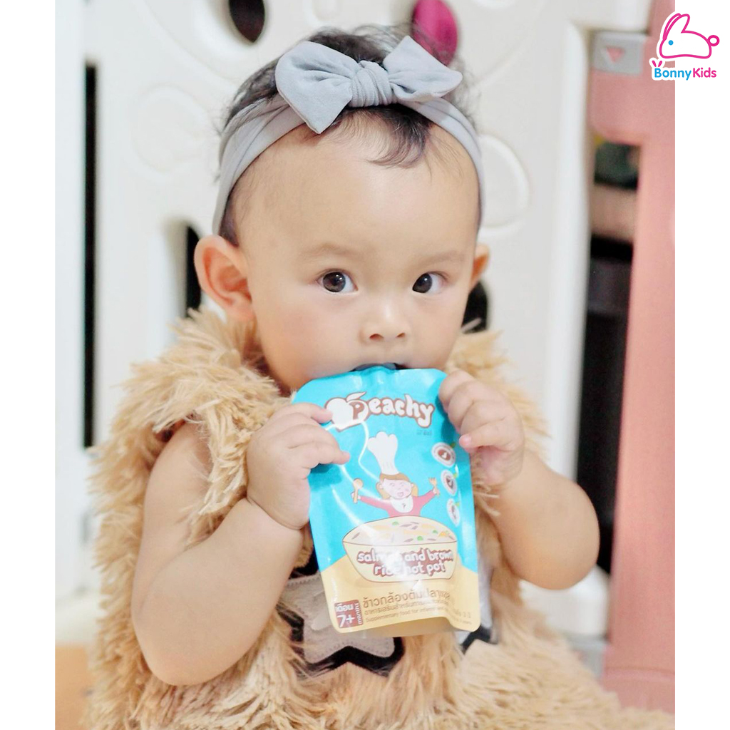 Peachy (พีชชี่) อาหารเสริมสำหรับเด็ก สูตรผสมเนื้อสัตว์ (7 เดือนขึ้นไป)