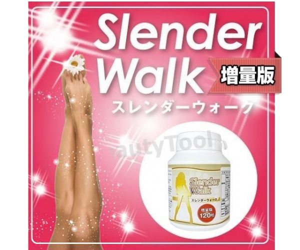 Slender Walk เพิ่มความสูง ยืดขาให้เรียว อาหารเสริมจากญี่ปุ่นแท้ 100% ขนาด 120 เม็ด คุ้มกว่า!!