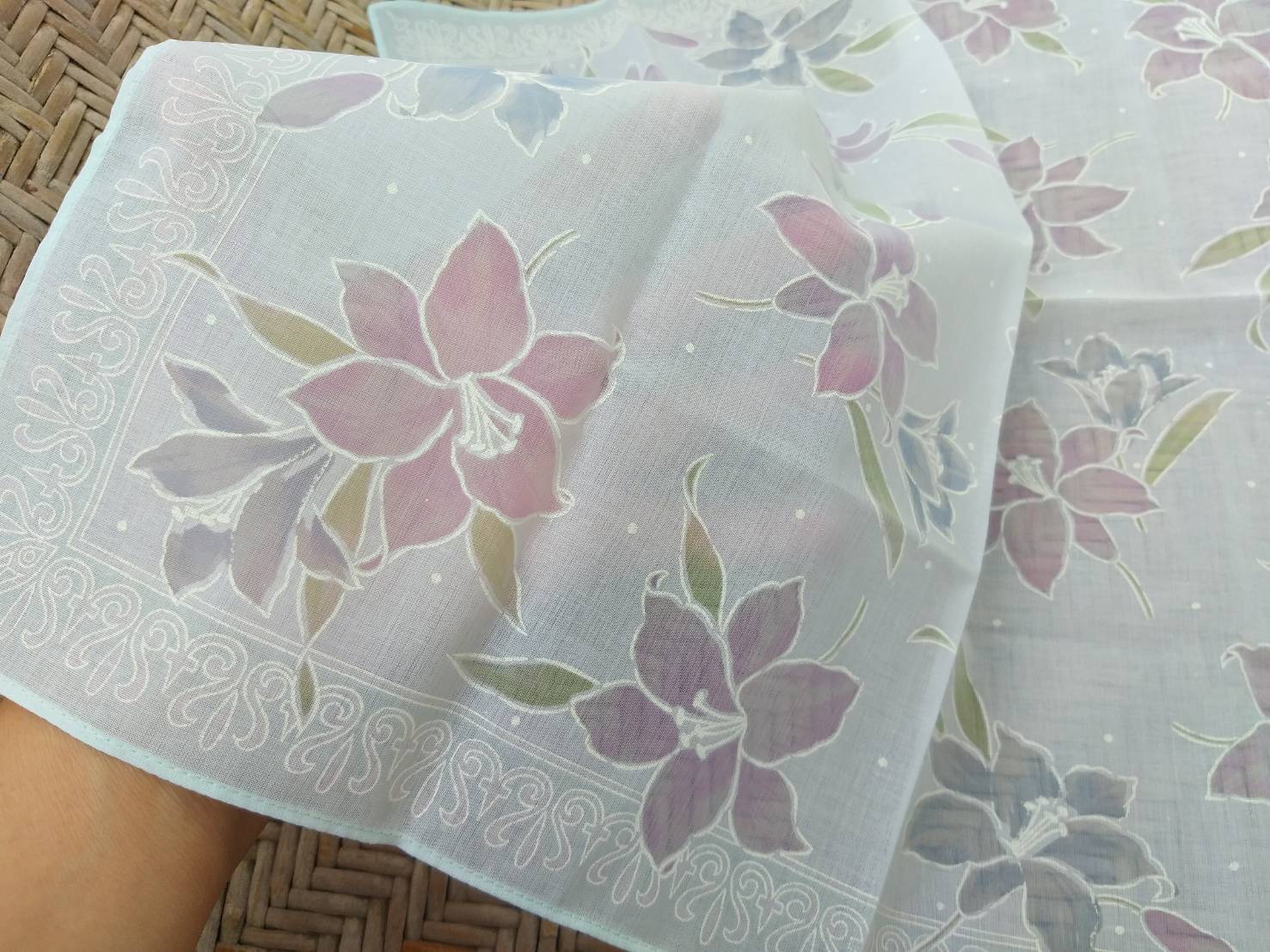 ผ้าเช็ดหน้า HARMONY ผ้าสวยมาก