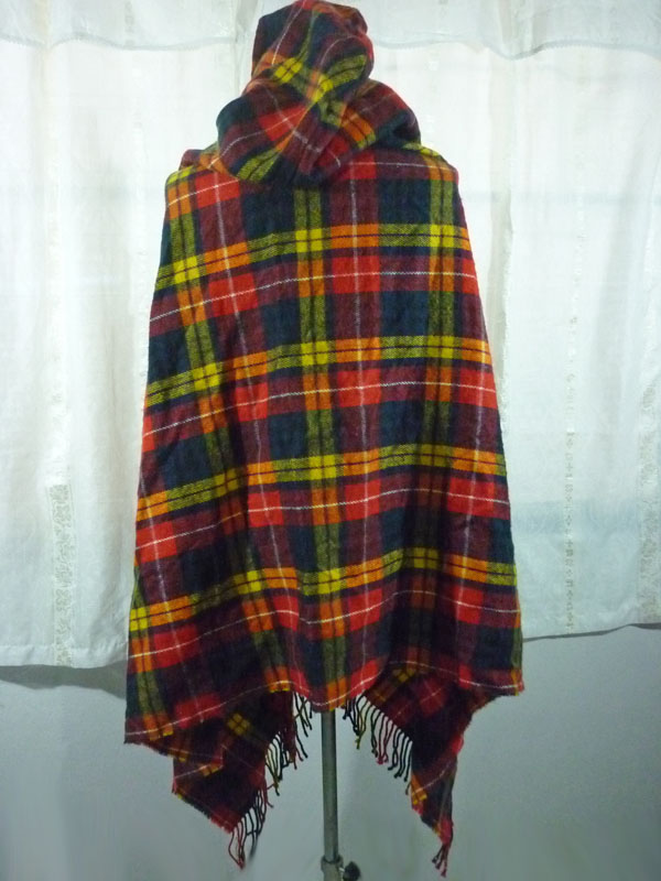 ผ้าคลุมไหล่มีหมวก ผ้าอคิลิคนุ่ม อุ่นมาก