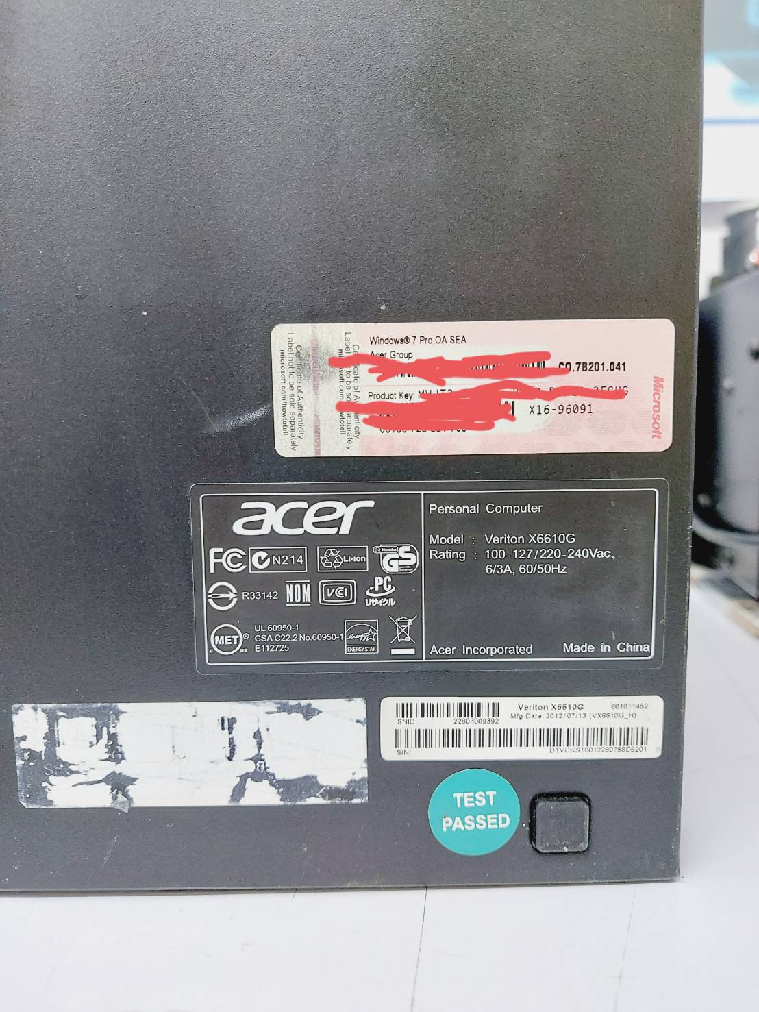 (5900)คอมครบชุด Intel I3-2100 Ram4GB Harddisk 160GB LED 18.5 ของใหม่ Windows 7 Pro ลิขสิทธิ์แท้