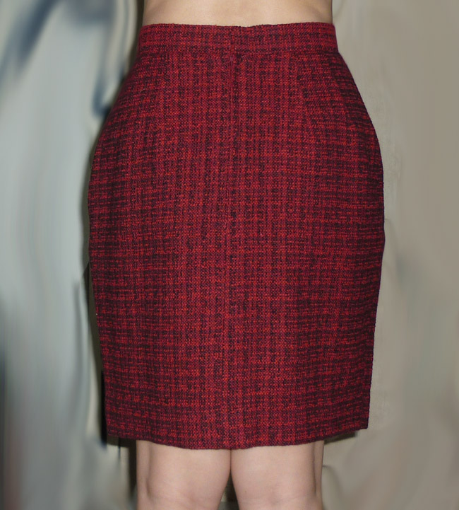 #2กระโปรงผ้าทอขนสัตว์ สวยมาก 25.5-37-19