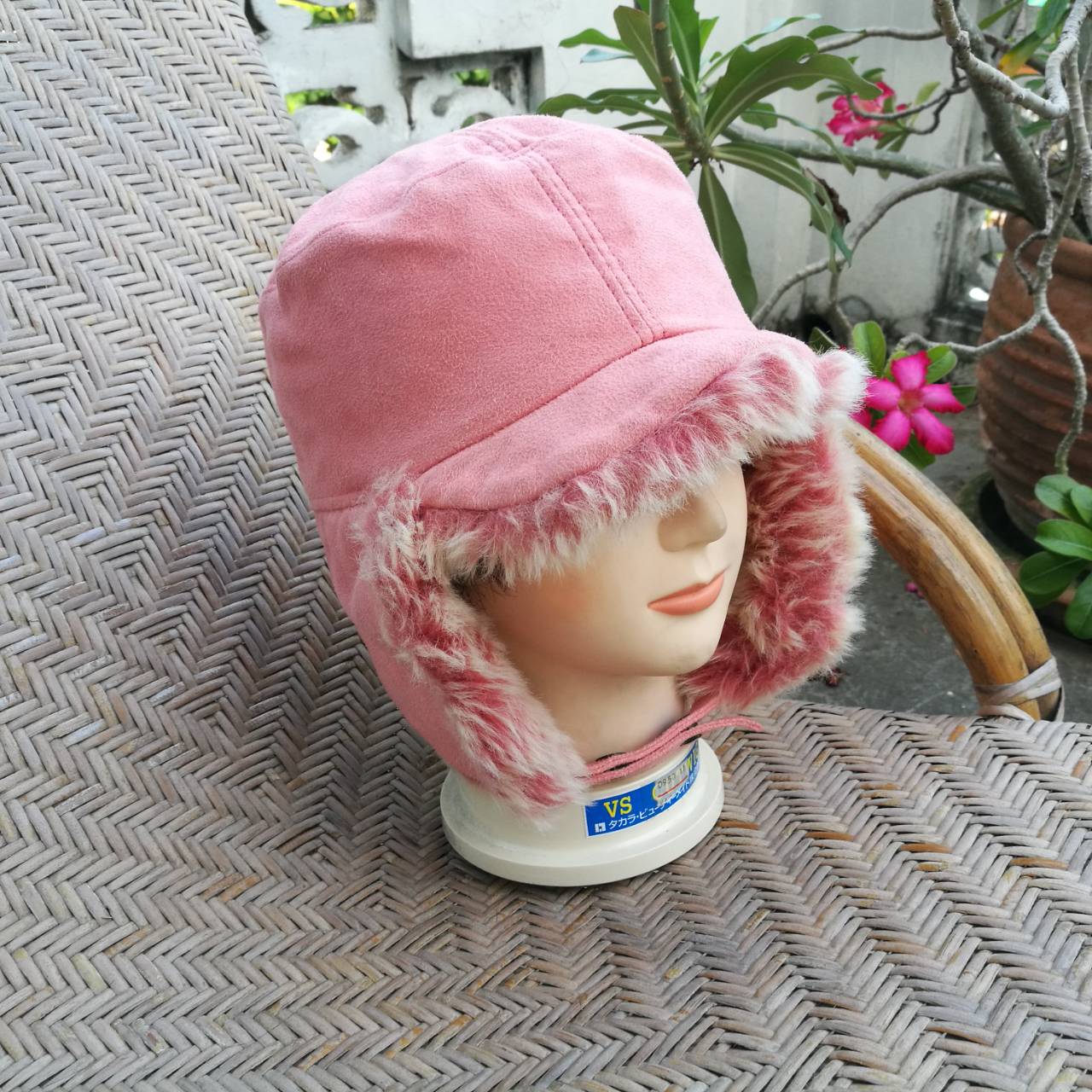 หมวกผ้าชามัวร์บุขนหนานุ่ม สวยมากอุ่นติดลบ