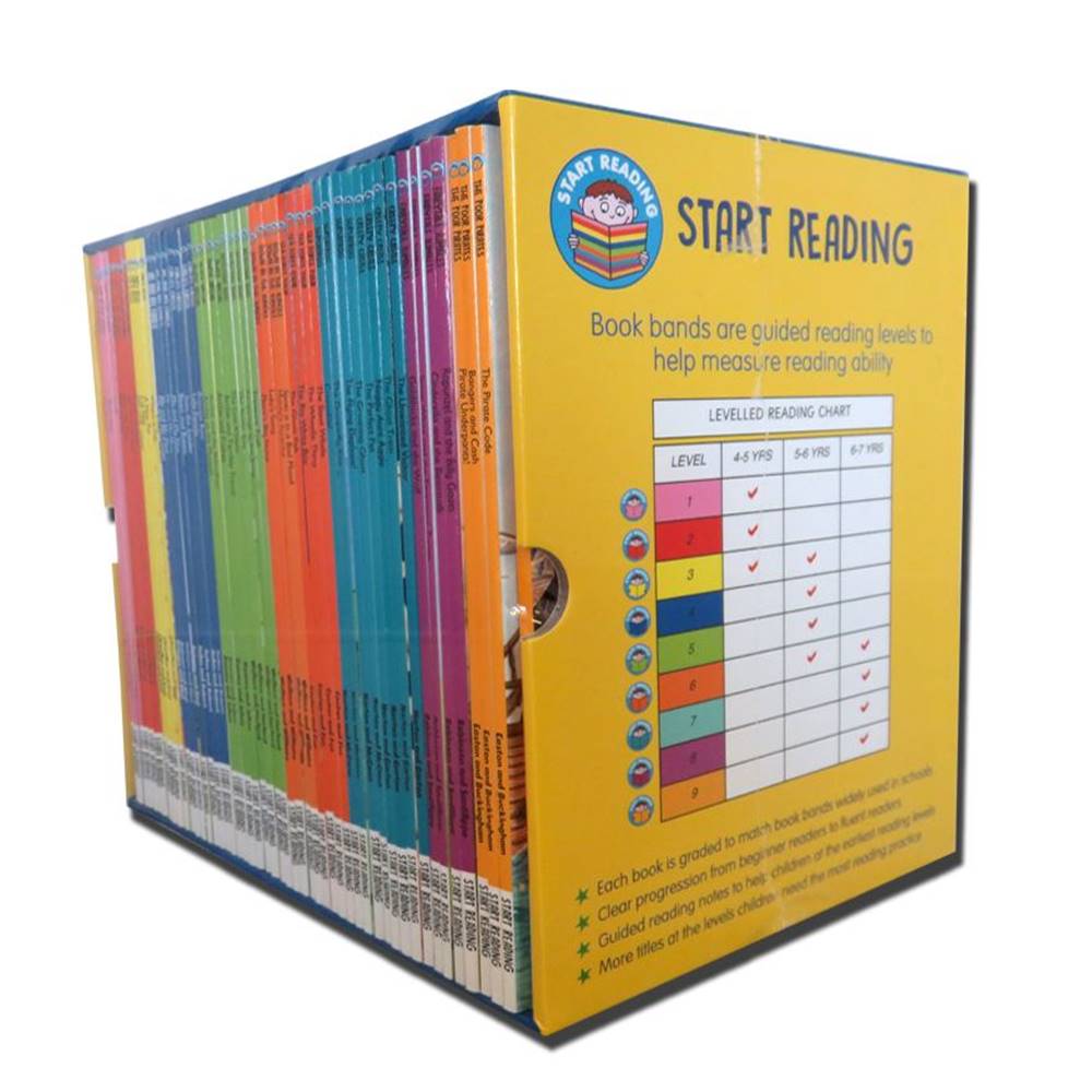 Wayland : Start Reading 52 Books Set : Book Band Pink to Orange for Age 5-7 : เซตหนังสือส่งเสริมการอ่าน 52 เล่มพร้อมกล่อง เลเวล 1-9 อายุ 5-7 ปี