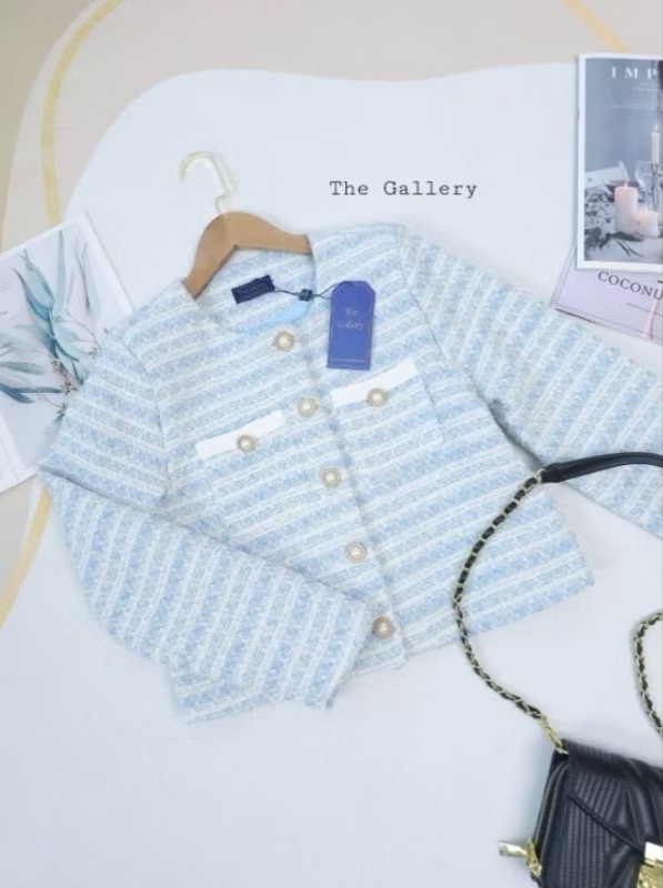 Set3ชิ้น เสื้อเบอร์เซอร์ผ้าทวิต+กางเกงขายาว+เข็มขัดหนัง ใส่สบาย : สินค้าคุณภาพ (พร้อมส่ง)
