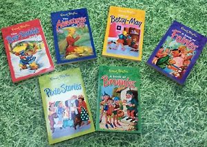 Enid Blyton : Friendly Folk Collection - 6 Books เซตหนังสือของเอนิด ไบล์ตัน นิทานพื้นบ้าน Brer Rabbit, Pip, Betsy-May, Brownies, Fairies, Pixie Stories