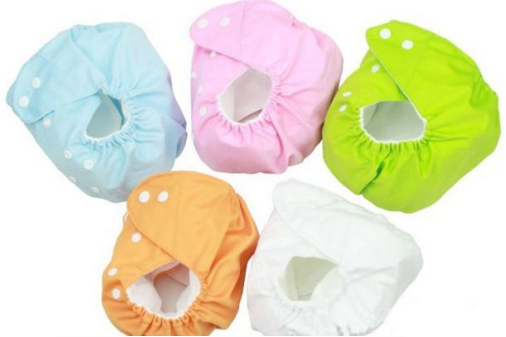 กางเกงผ้าอ้อมเด็กซักได้ แพมเพิสซักได้ กางเกงซับฉี่เด็ก Nano +แผ่นซึมซับหนา 2 ชั้น กันน้ำ ปรับขนาดได้ 0-2 ขวบ