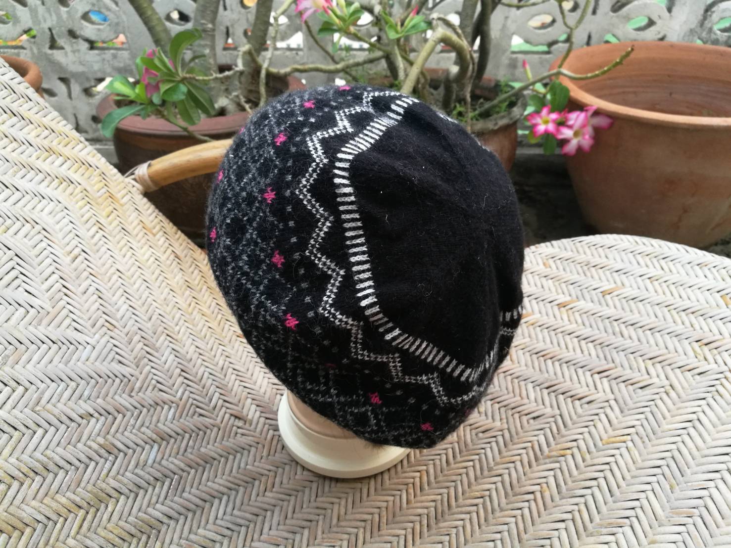 หมวกไหมพรม 2 ชั้น Uniqlo น่ารักมากๆ อุ่นสุดๆ