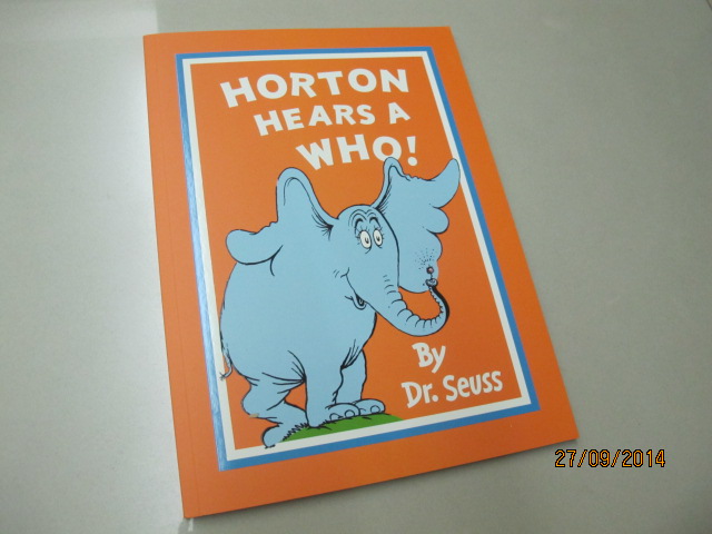 Horton Hears a Who! by Dr. Seuss หนังสือนิทาน ดร.ซูสส์ ปกอ่อนเล่มโต