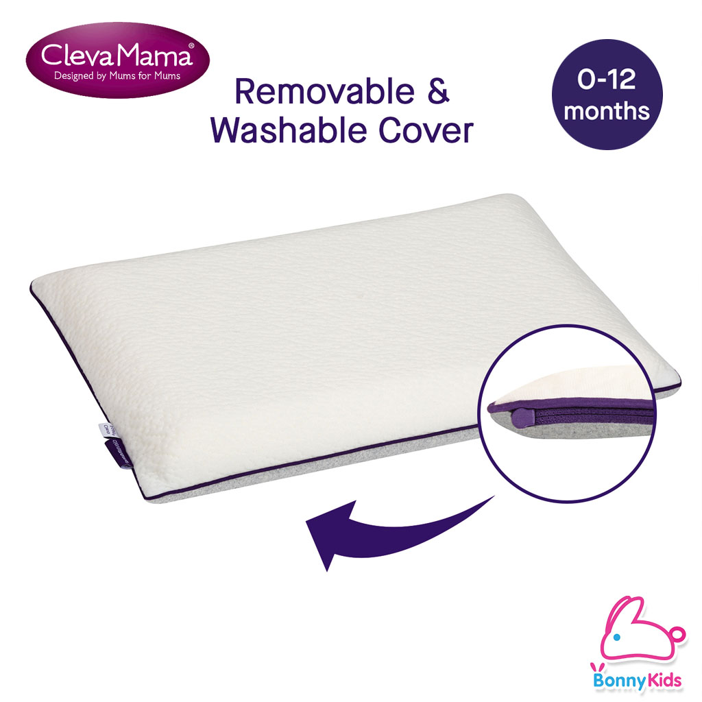 ClevaMama ClevaFoam Pillow หมอนหนุนสำหรับเด็ก 0-12+ (มีขนาดสำหรับเด็กแต่ละช่วงวัย)
