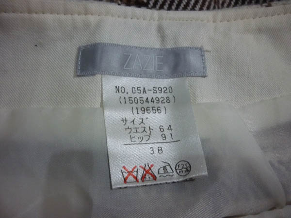 กระโปรงผ้าขนสัตว์ ZAZIE สวยมาก 27-36-17