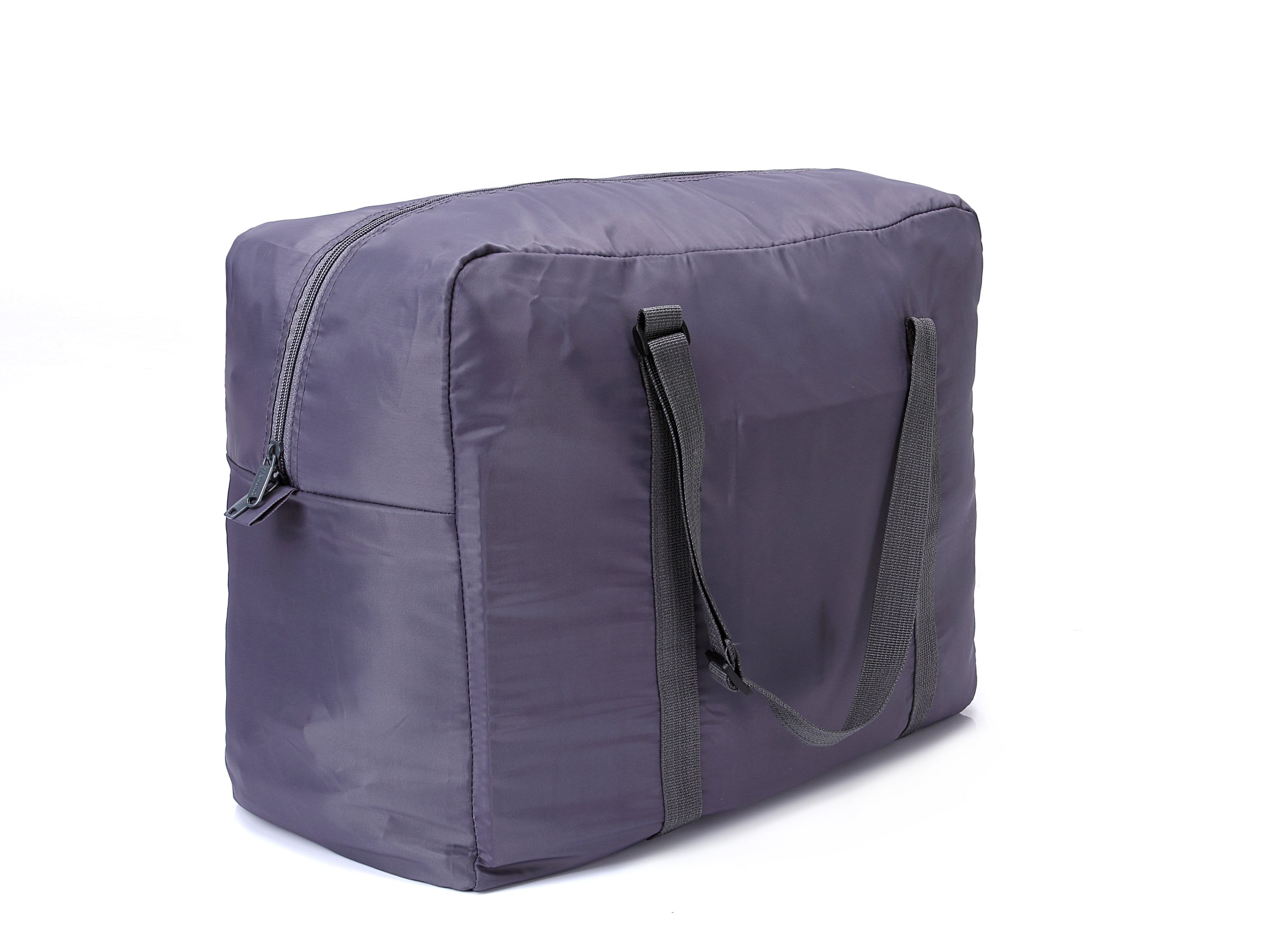 กระเป๋าเดินทางพับเก็บได้ เพื่อการเดินทาง ท่องเที่ยว ปรับสายสะพายได้ เสียบที่จับของกระเป๋าเดินทางได้ มีซิปรูดตอนพับเก็บ