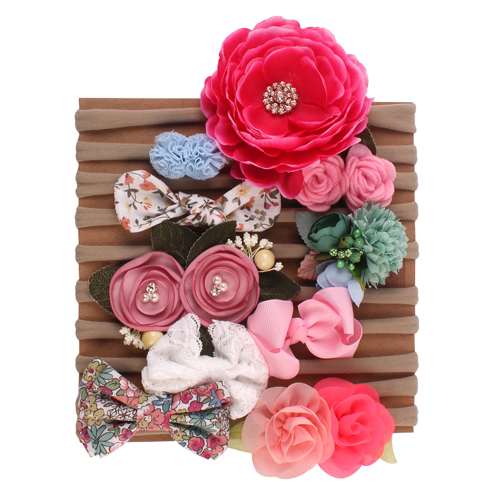 คาดผมเด็กทารก ผ้าคาดผมเด็กอ่อน ผ้าคาดผมทารก โบว์เด็กทารก ดอกไม้ Princress Collection สำหรับเด็กหญิงตัวน้อย น่ารักๆ 10 สไตล์