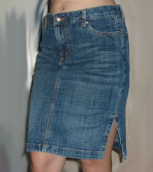 #2กระโปรงยีนส์เรียบหรู ยีนส์ห้าง 29.5-32-18