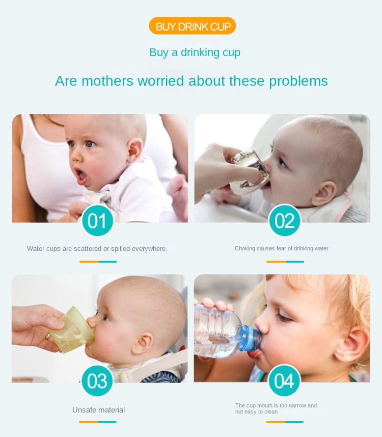 NanaBaby ถ้วยหัดดื่ม แก้วหัดดื่ม แก้วน้ำเด็ก 360 องศา แก้วกันหก กันสำลัก สำหรับเด็กวัย 6 เดือนขึ้นไป