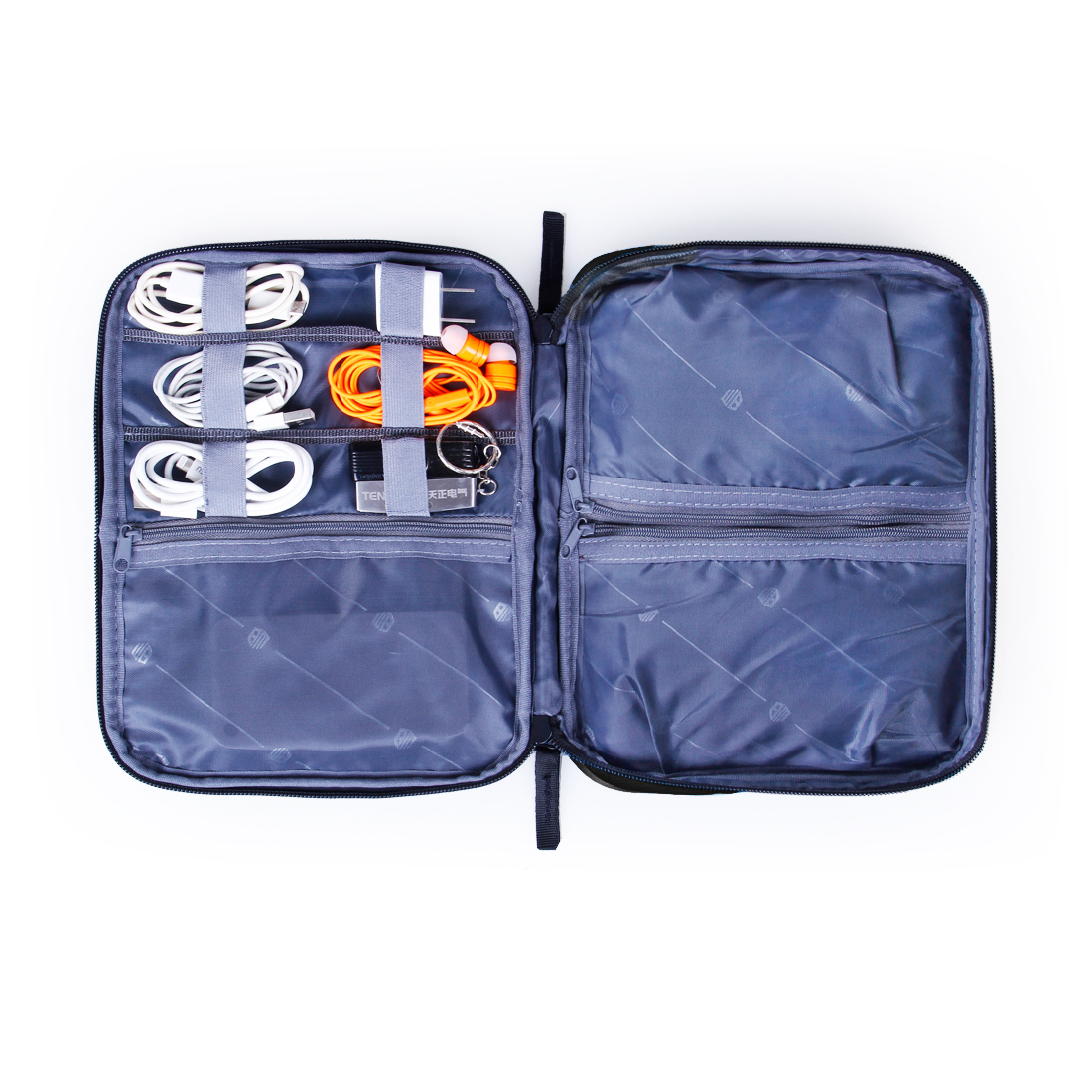 Bagsmart กระเป๋าจัดระเบียบเดินทาง 4 ใบ กันน้ำ พกพาสะดวก ใส่เสื้อผ้า, อุปกรณ์ไอที, อุปกรณ์น้ำ และรองเท้า (Black)