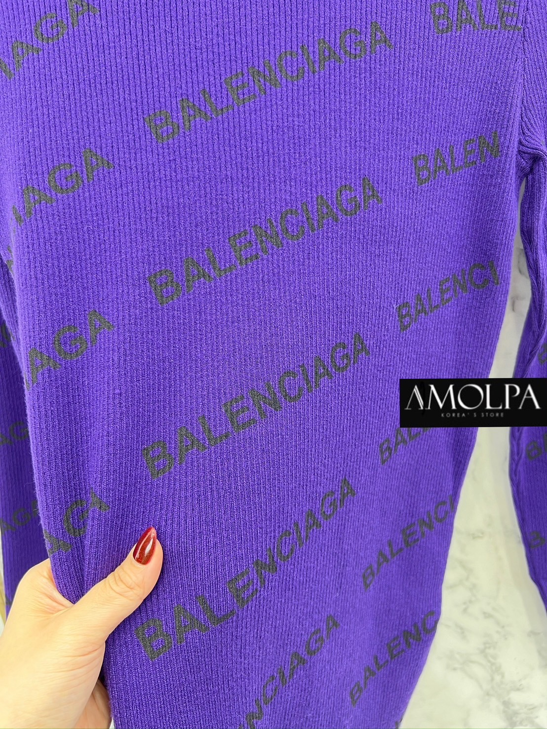 เสื้อแขนยาว BALENCIAGA งาน hiend เนื้อผ้าดีม๊าก เนื้อผ้าร่องๆ ใส่สบายมาก ใส่สบาย : สินค้าคุณภาพ (พร้อมส่ง)