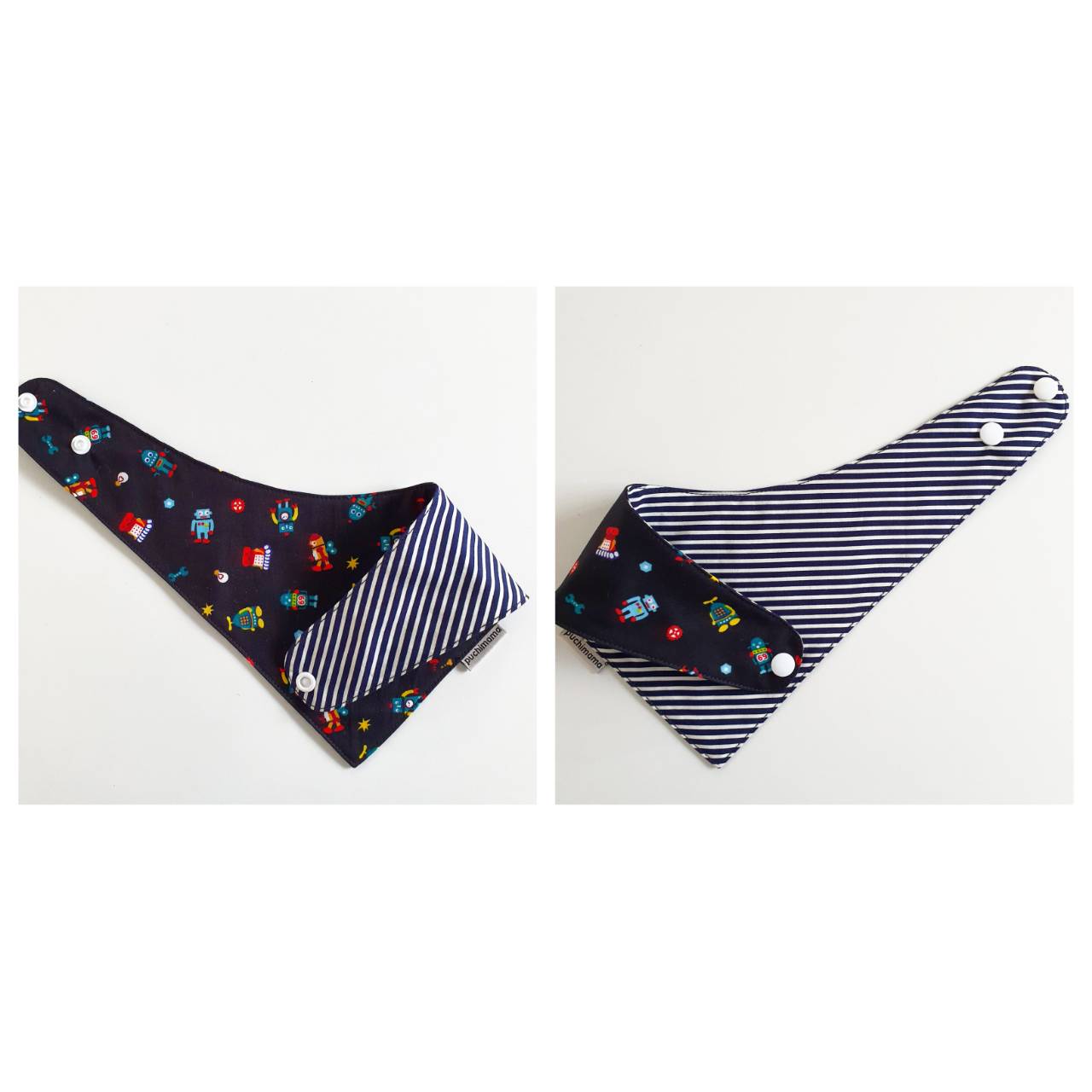 Puchimama "Reversible Bandana" Bib
