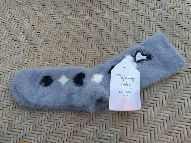 ถุงเท้าผสมขนกระต่าย นุ่มมากกก