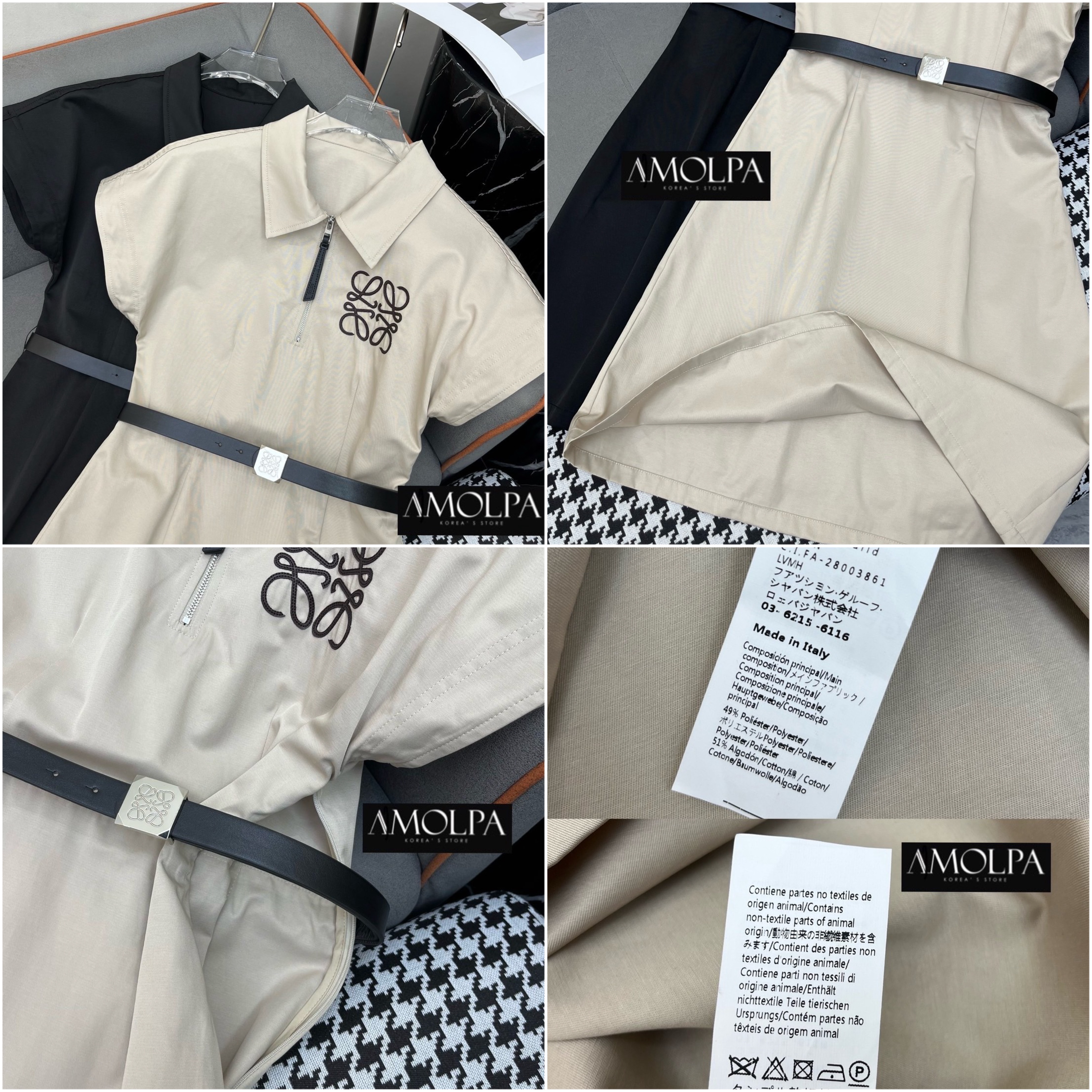 DRESS LOEWE WITH BELT!!!! สวยแบบไม่เกรงใจใครเลยค่า งานสวยม๊ากกก สวยหรู ดูแพงสุดๆ งานมีน้ำหนัก ผ้าอย่างดี น่ารักม๊ากก ใส่สบาย : สินค้าคุณภาพ (พร้อมส่ง)