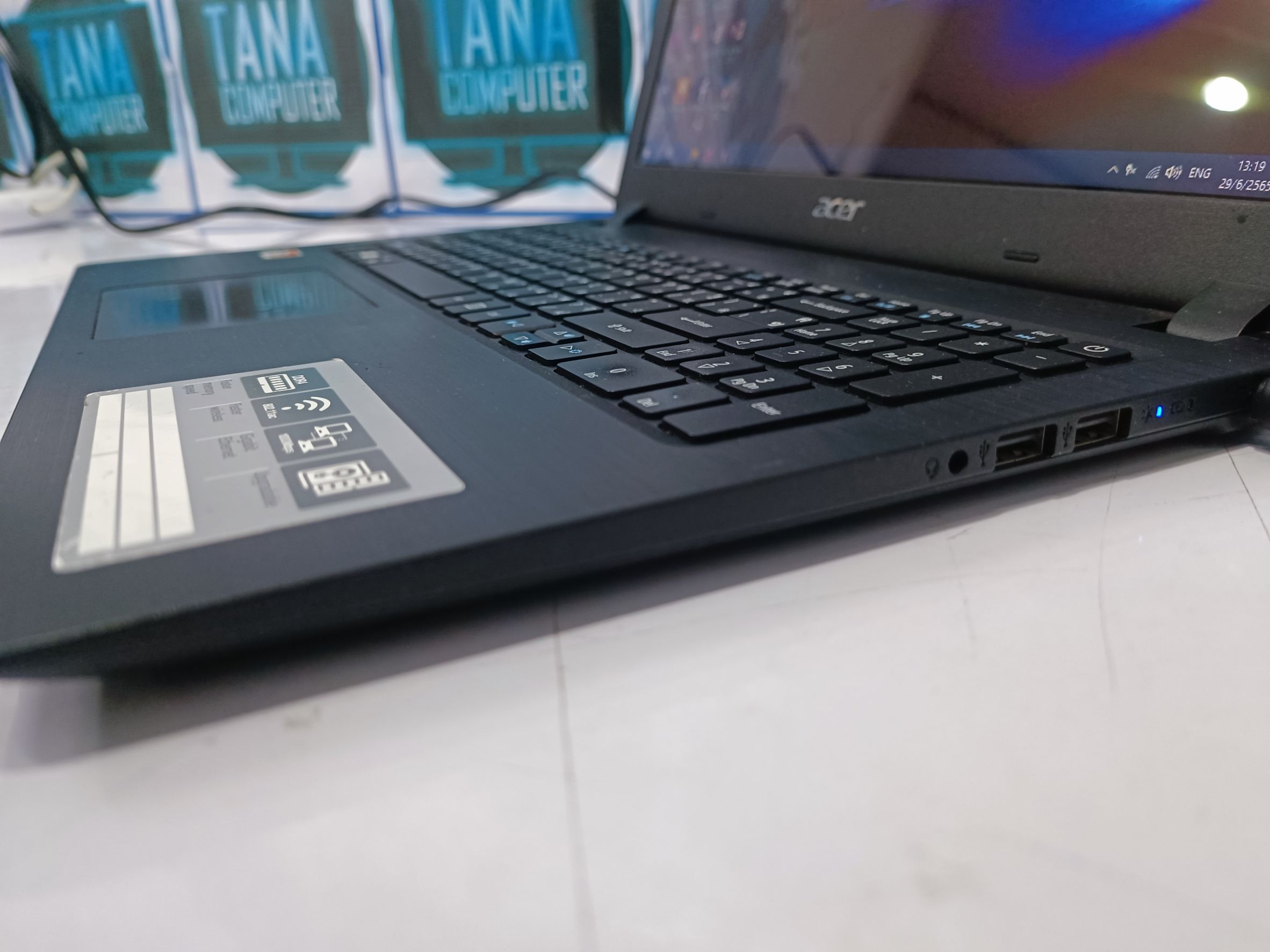 (4,900)Notebook ACER AMD A6-9220 Ram4GB HDD 1,000GB จอ 15.6 นิ้ว