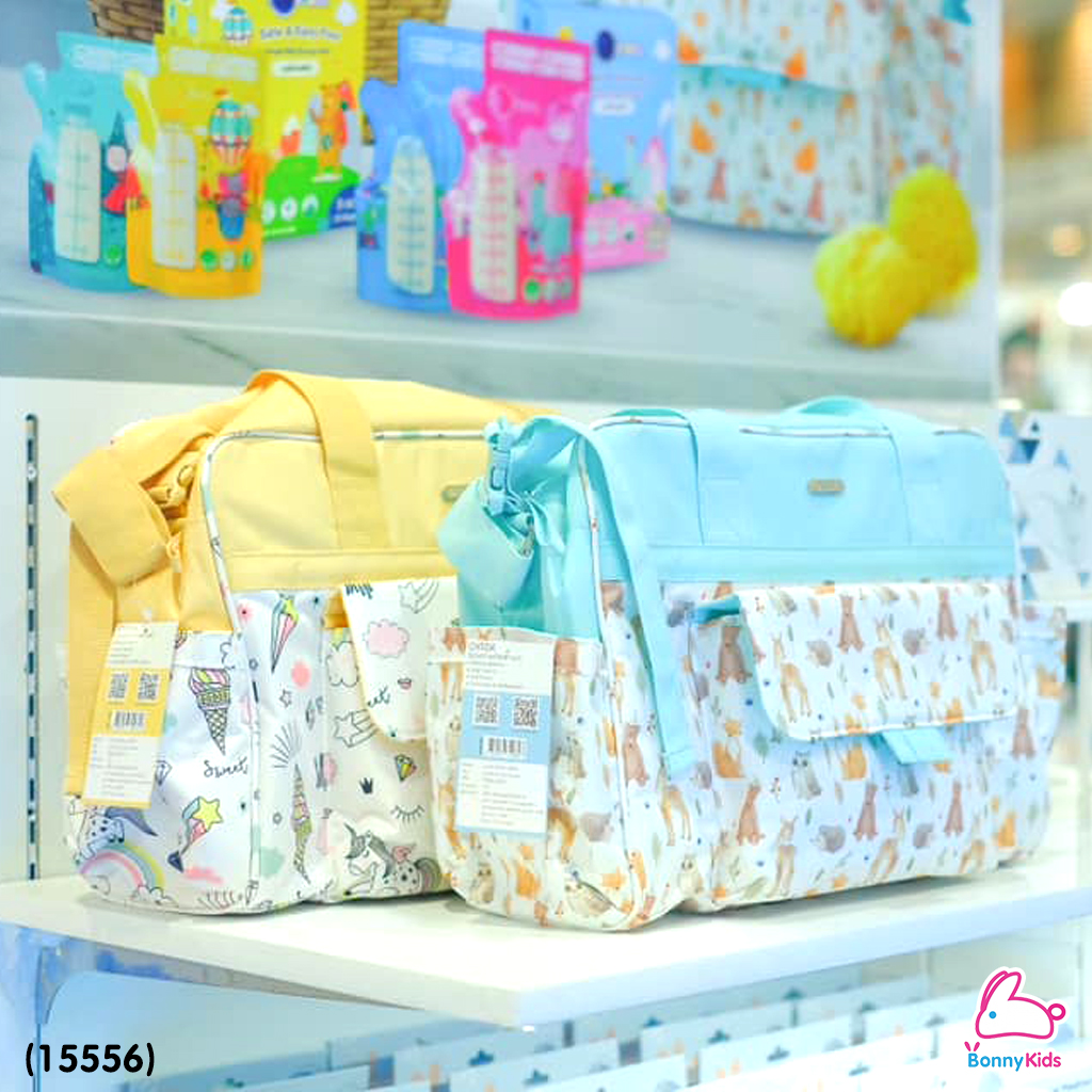(15556) Chitida (ชิทิด้า) Diaper Bag กระเป๋าสัมภาระคุณแม่ ช่องใส่ของมากถึง 8 ช่อง