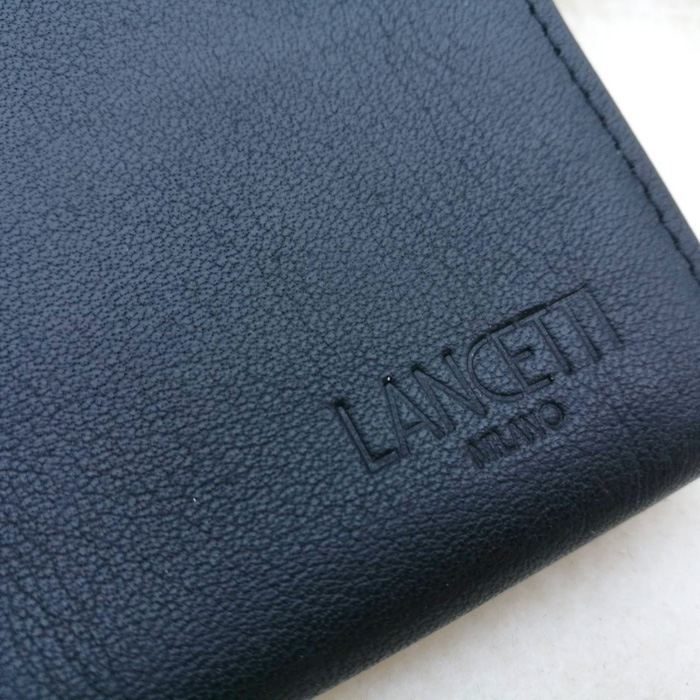 กระเป๋าใส่บัตร ธนบัตร LANCETTI หนังแท้ (ของใหม่)
