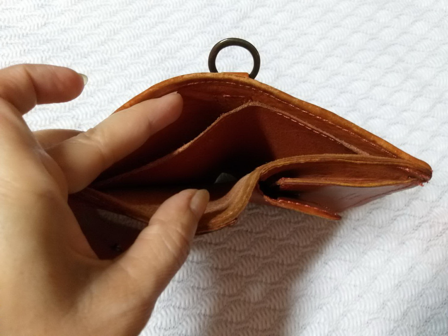 กระเป๋าสตางค์ HATO HASI Vegetable Tanned Leather