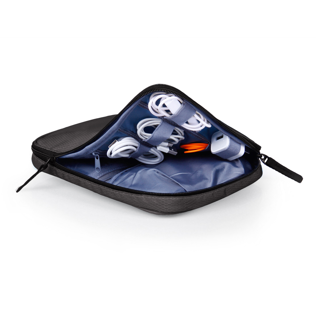 Bagsmart กระเป๋าจัดระเบียบเดินทาง 4 ใบ กันน้ำ พกพาสะดวก ใส่เสื้อผ้า, อุปกรณ์ไอที, อุปกรณ์น้ำ และรองเท้า (Black)