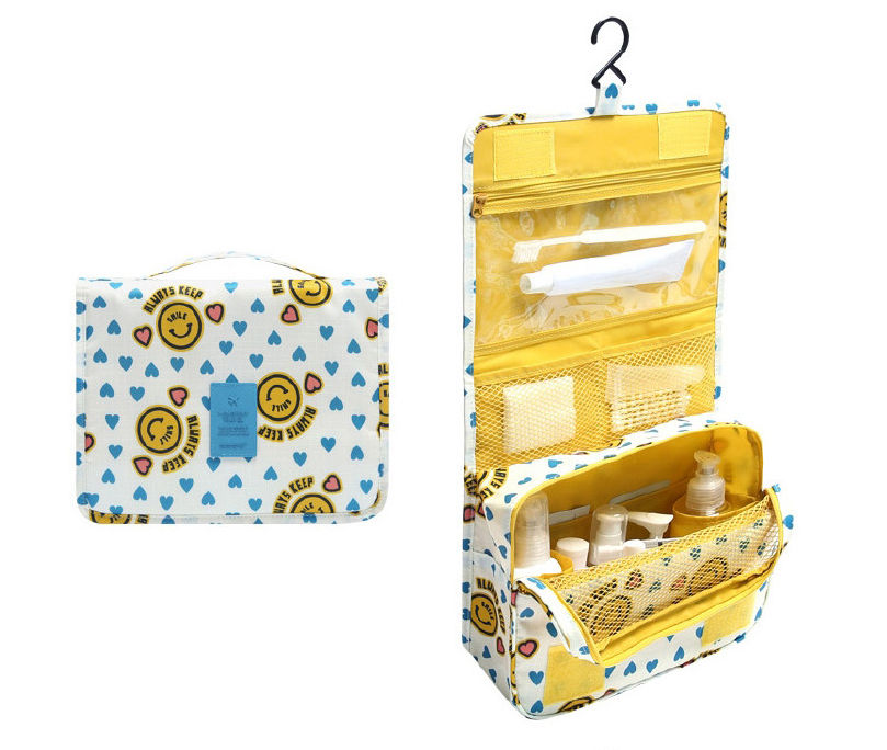 DINIWELL กระเป๋าใส่อุปกรณ์อาบน้ำ แขวนได้ สำหรับเดินทาง ท่องเที่ยว พกพาสะดวก ผลิตจากโพลีเอสเตอร์คุณภาพสูง