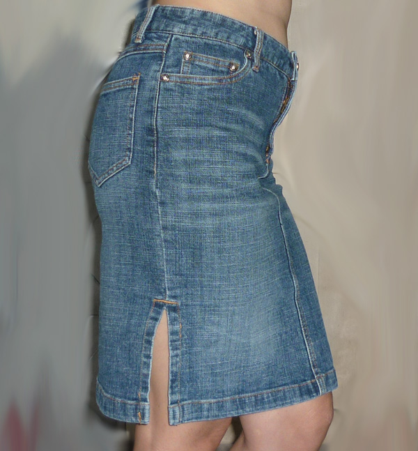 #2กระโปรงยีนส์เรียบหรู ยีนส์ห้าง 29.5-32-18