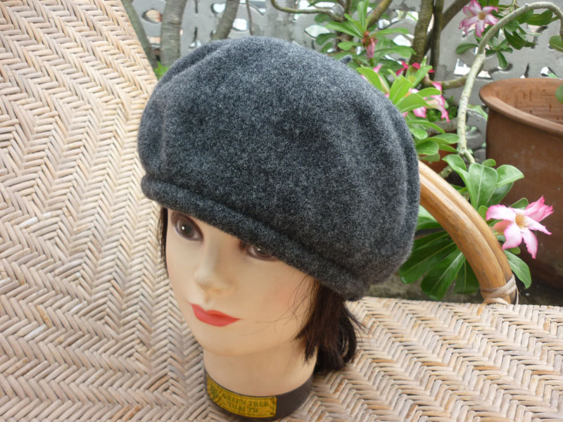 หมวกเบเร่ต์ 100% wool อุ่นมาก