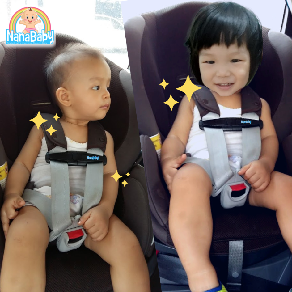 ที่ล็อคสายคาร์ซีท รวบสายเข็มขัด ที่ล็อคเด็กนั่งคาร์ซีท Chest Clip Guard For Car Seat by NanaBaby