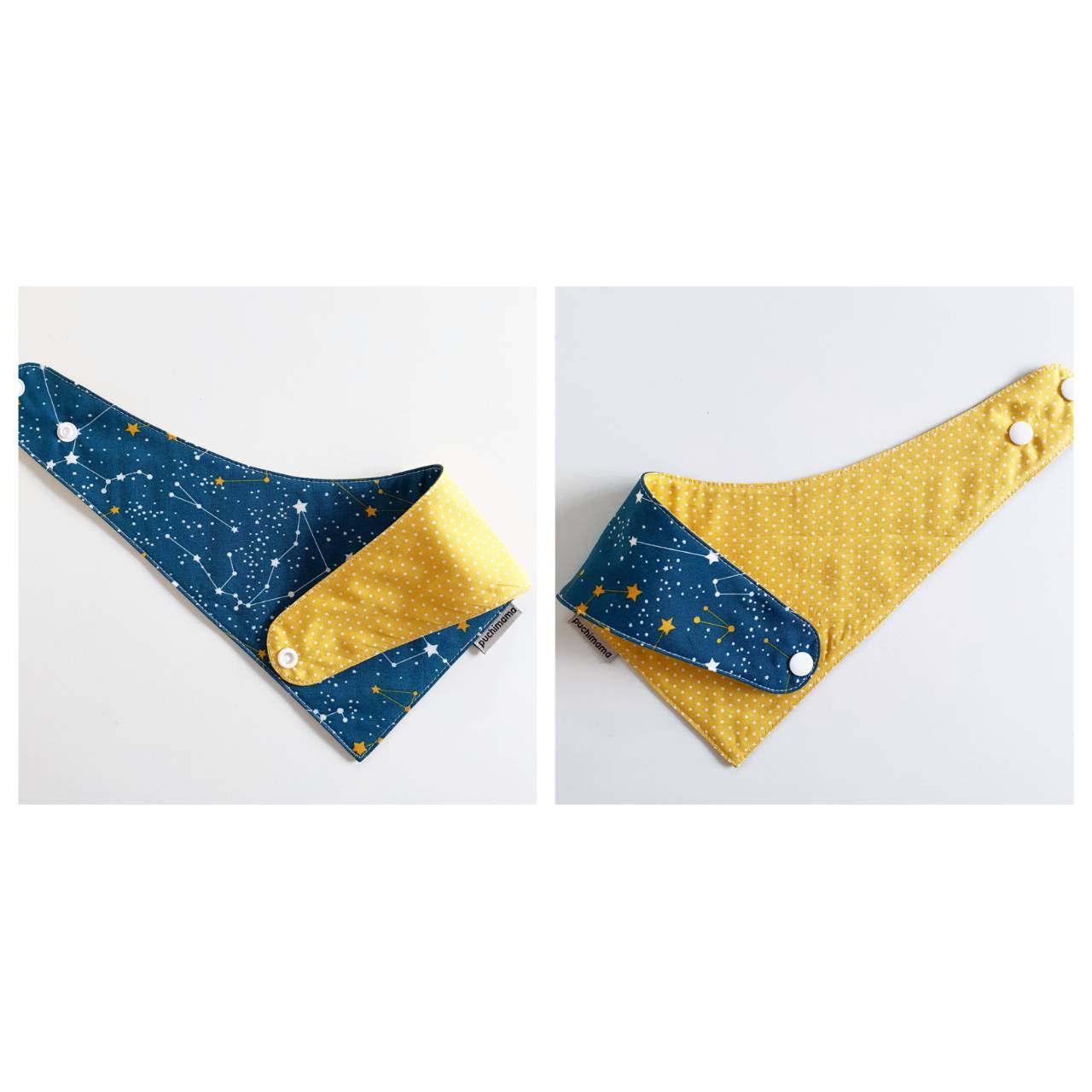 Puchimama "Reversible Bandana" Bib