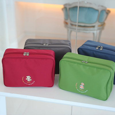 กระเป๋าใส่อุปกรณ์อาบน้ำ คุณภาพดี แขวนได้ สำหรับเดินทาง ท่องเที่ยว พกพาสะดวกมี 4 สี 4 ลายให้เลือก