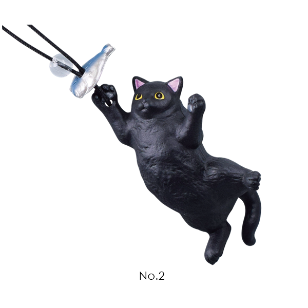 กาชาปองมาสคอทน้องแมว Fascinating Body Chubby Cat