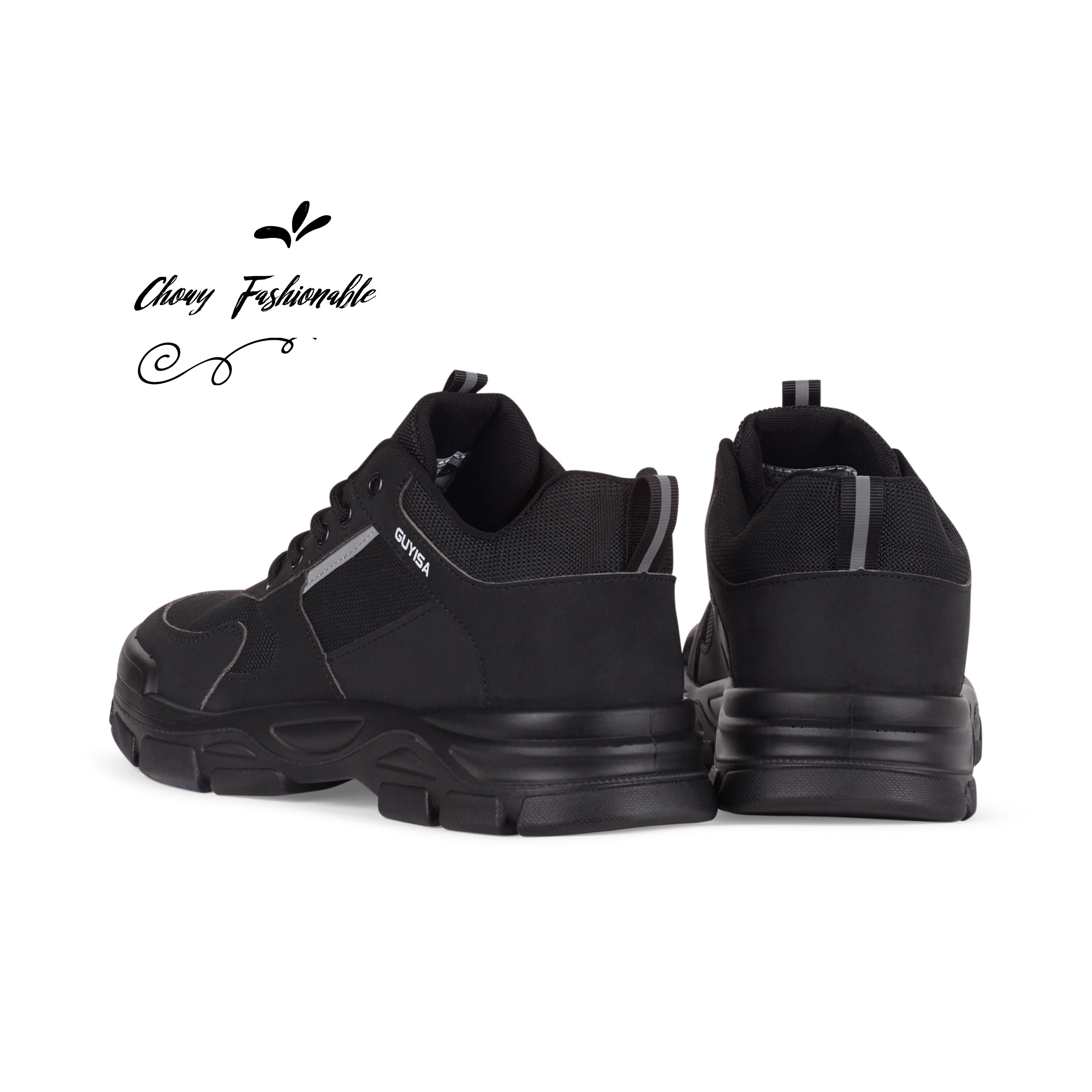 รองเท้าเซฟตี้แฟชั่น ไซส์ 42-48 Safety Shoes ผ้าใบเซฟตี้ไซส์ใหญ่ สีดำ รองเท้านิรภัย KR1207