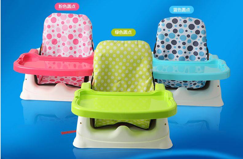 เก้าอี้ทานข้าวเด็ก 3 in 1 Booster ขาตั้งปรับระดับได้