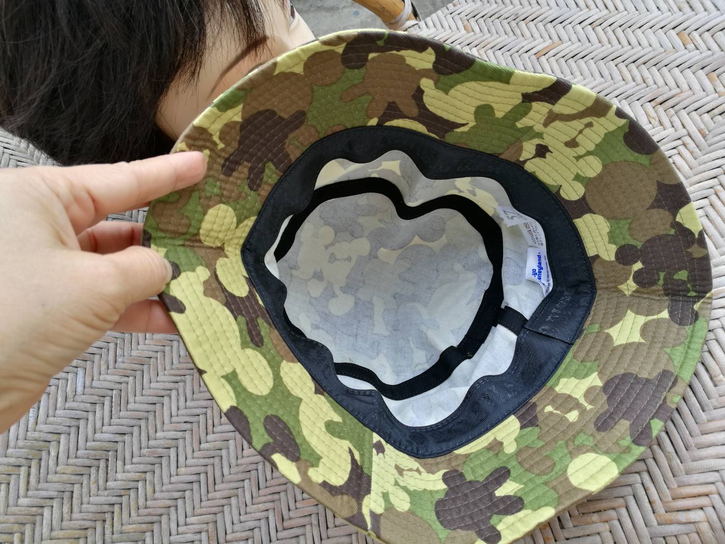 หมวกบักเก็ตลายพราง MickeyMouse ลิขสิทธิ์แท้ (ของใหม่)