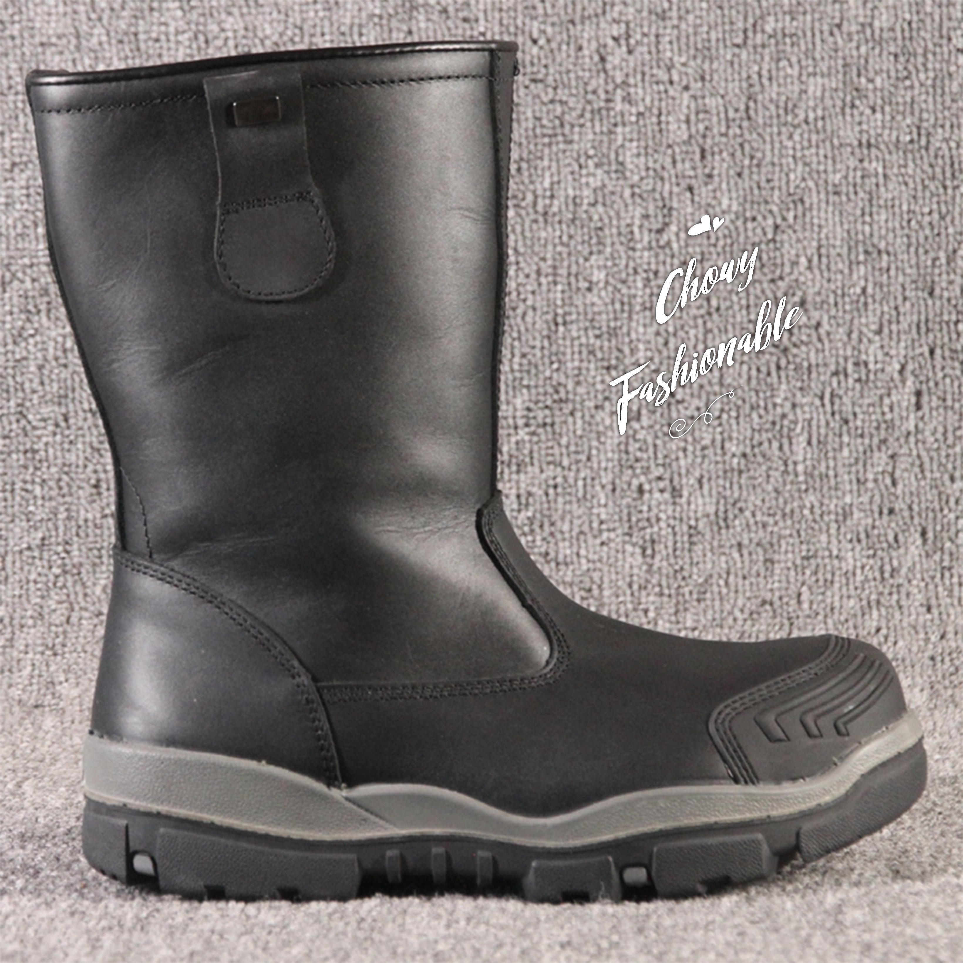 รองเท้าเซฟตี้ไซส์ใหญ่ 49 เซฟตี้บูทยาว รองเท้านิรภัย Safety Boot KR1176BL